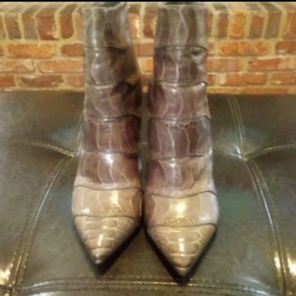 Christian Louboutin gray authentic